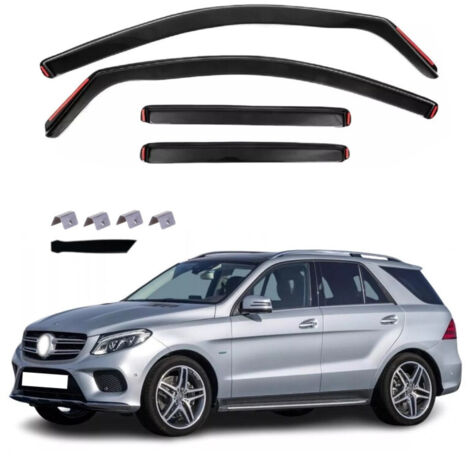 Комплект от 4бр. ветробрани за Mercedes M-Class / GLE (W166) 2011-2018