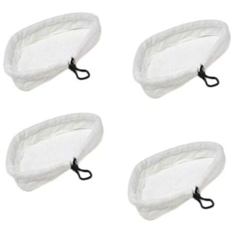 4 mopas de vapor triangulares de microfibra para H2O, X5, S302 y S001