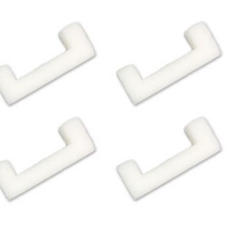 4 Morceaux de Coton-Filtre à Utiliser avec Les Distributeurs d’Eau EVERSWEET 1 et 2(Blanc Foam)