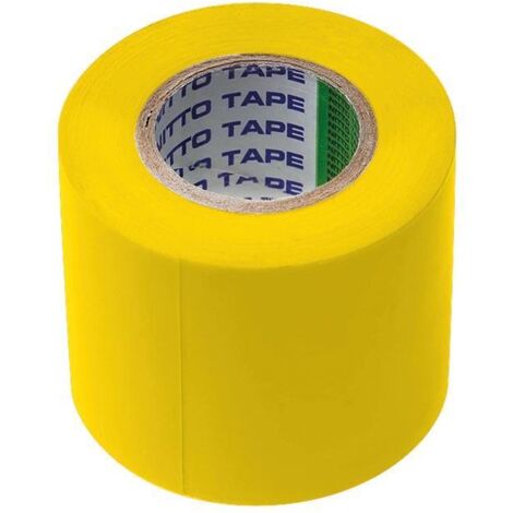 4 Nitto - Ruban Adhesif Isolant - Jaune - 50 Mm X 20 M
