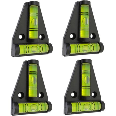 4 niveladores magnéticos tipo T para vehículos recreativos, accesorios y repuestos para vehículos recreativos, niveladores estabilizadores exteriores, doble uso con montaje magnético y con tornillos.