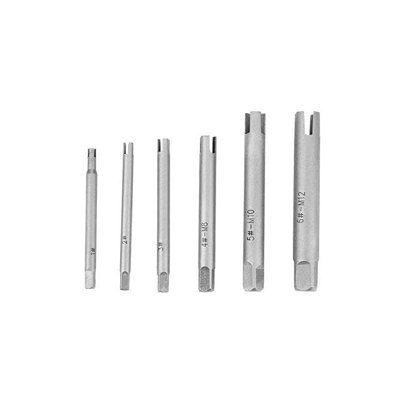 Image of ZVD - 4-Nut-Gewindebohrer-Ausdreher für Gewindebohrer und abgebrochene Schrauben (6-teiliges Set)
