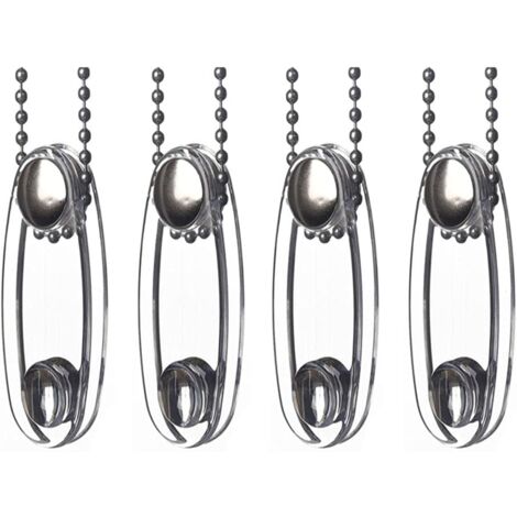 4 Pack Blind Accessories Plastic Cord Weights for Vertical Windows Roller Blinds Window Shutter Clear Plastic Safety Handle for Blinds