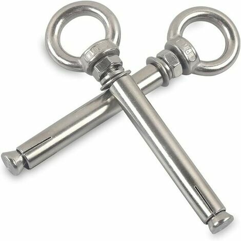 Lot De 4 Boulons à œil En Acier Inoxydable - Anneaux D'arrimage Pour Galerie De Toit