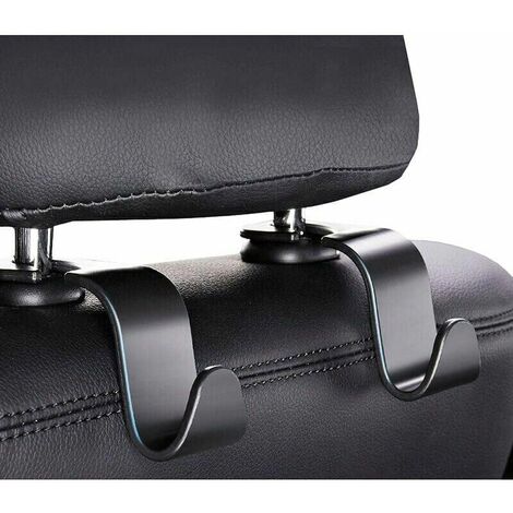 4 Pack Car Seat Hooks Car Bag Holder Headrest Hooks Hanging Clothes Handbags Shopping Bags