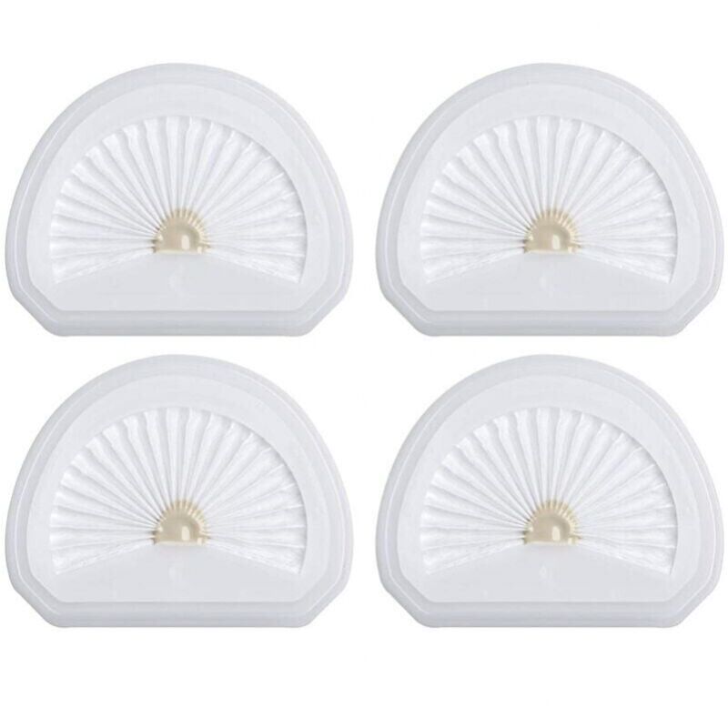 4-pack handheld vacuum cleaner filters, compatible with Black and Decker VLPF10 and Dustbuster HLVA315J HLVA320J00 N575266 replacement filter,
