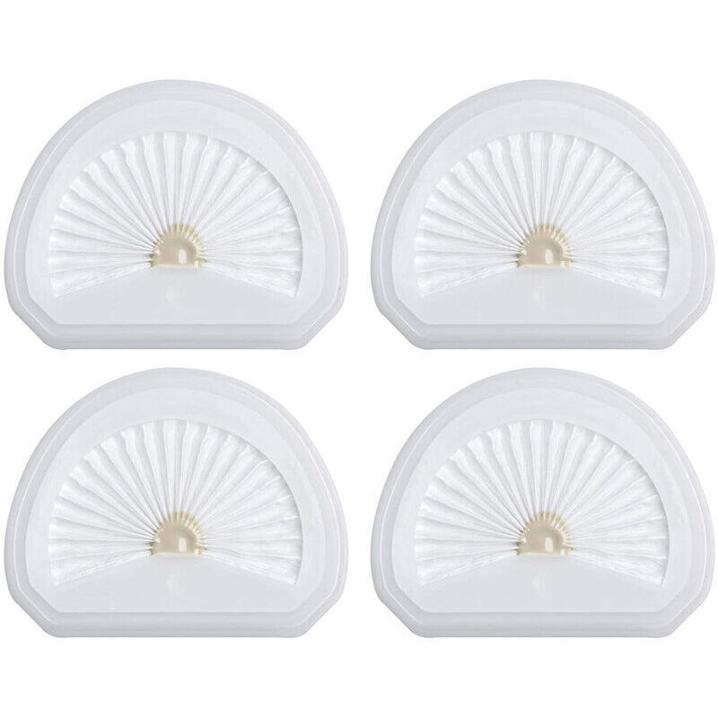 Odipie - 4-pack handheld vacuum cleaner filters, compatible with Black and Decker VLPF10 replacement filters and Dustbuster handheld vacuum cleaner