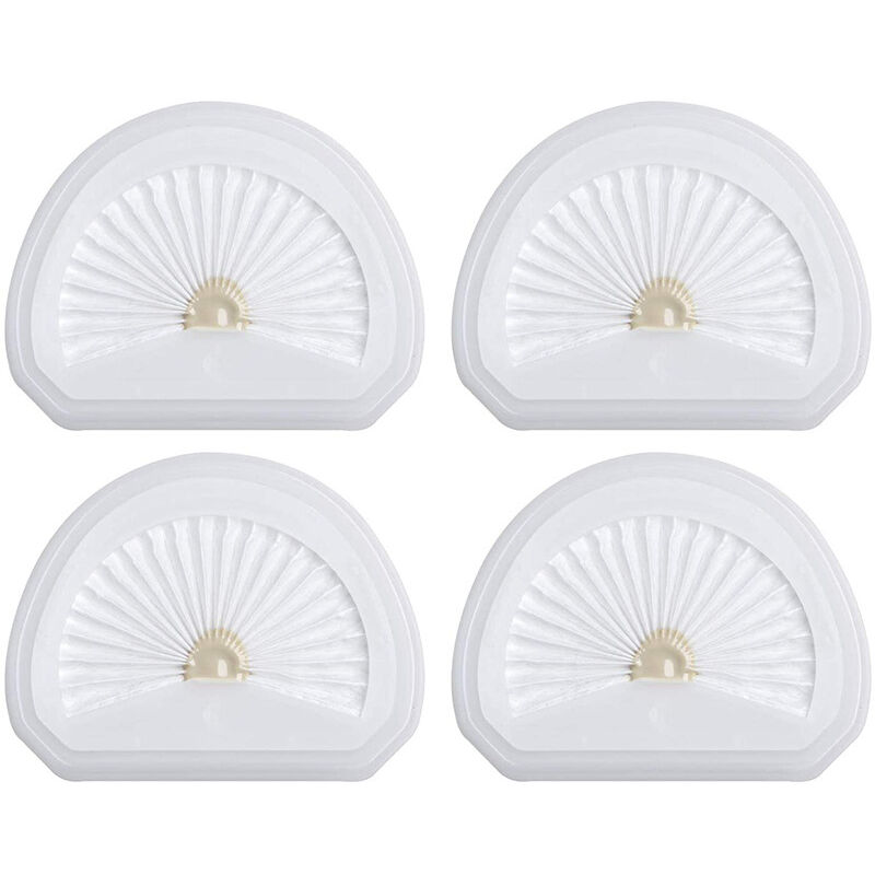 4-Pack Handheld Vacuum Filters Compatible with Black and Decker VLPF10 Replacement Filter and Dustbuster Handheld Vacuum HLVA315J HLVA320J00 N575266