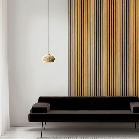 4-Pack MDF Wall Panels with PVC Veneer & PET Backing