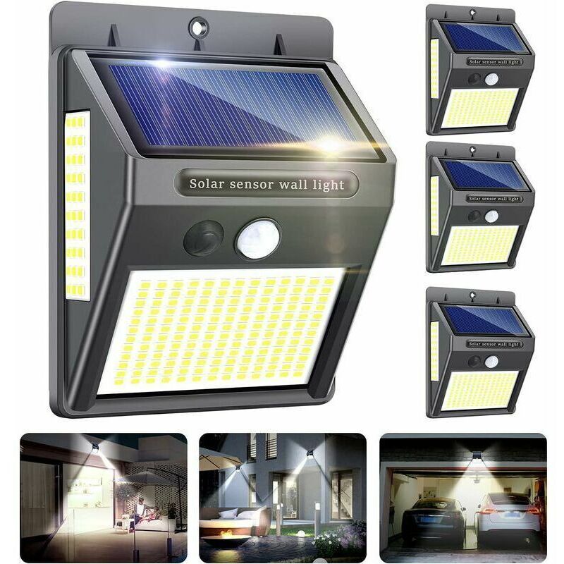 Image of 4-Pack Outdoor Solar Lights, 216 LEDs,&hellip;