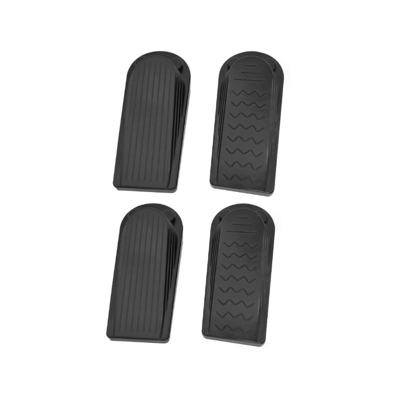 Csparkv - 4 Pack Stopper facilement des cales de porte Gaps up Protecteur de doigt flexible Stops de porte de plancher Arrêt de porte non-rayures