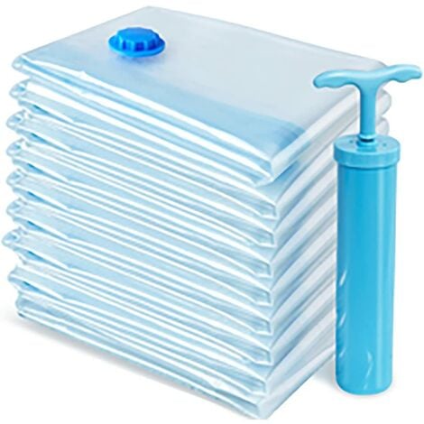10 X-Large 42 x 30 Vacuum Space Storage Saver Bags and Travel Pump