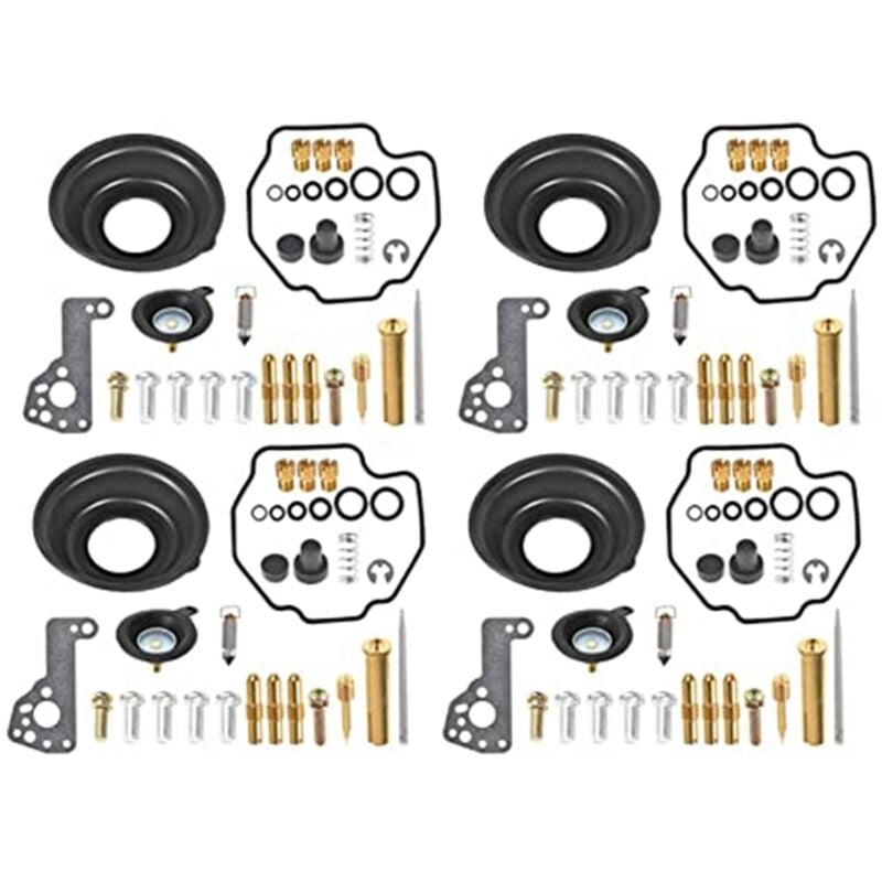 Image of Tlily - 4 Pack Vergaser Reparatur Satz Membran Luft Absperr Ventile für -2007 Vmax v-max 1200