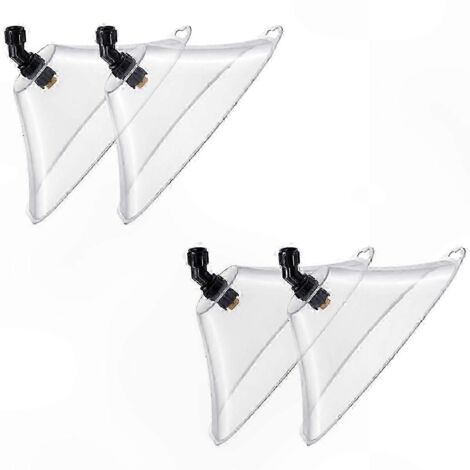 4-Pack Windproof High-Pressure Atomizing Nozzle Hood with Sprayer for Gardening Tools
