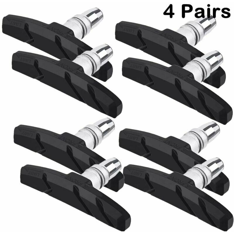 4 paia pastiglie freno v Bike con dadi esagonali e...