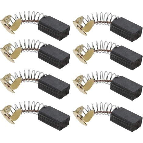 4 Paires Balais de Charbon de Moteur CB103A 6x10x15mm