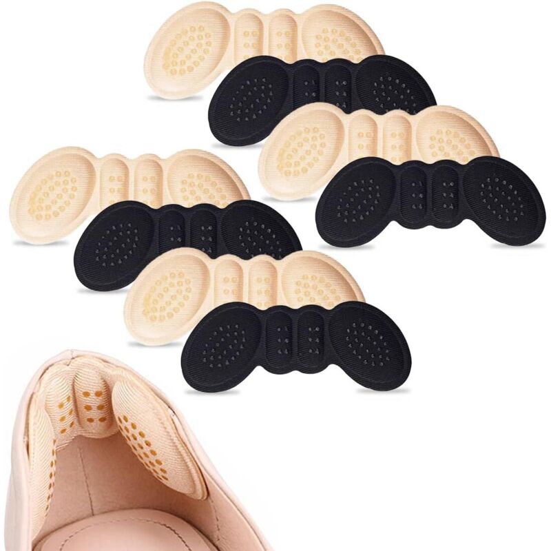 4 Paires Coussinet Talon,Coussinet Talon Chaussure,Auto-Adhésif Protege Semelle Talon Chaussure,Trop Grande Talon de Sport Antidérapant,Évite les