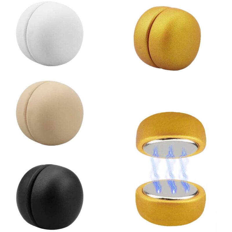 4 Pairs Epingle Hijab Aimant Hijab Boutons ÉPingles MagnéTiques Hijab ÉPingles MagnéTiques pour Écharpe Musulmane Hijab Cardigan Vêtements Broche