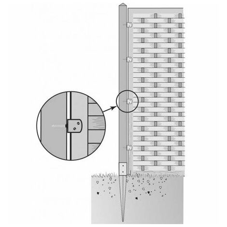 4 Palisadenverbinder Stahl - SIMPSON