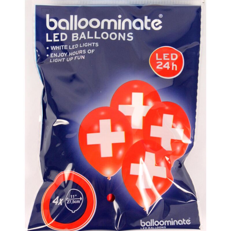 4 palloncini LED Svizzera