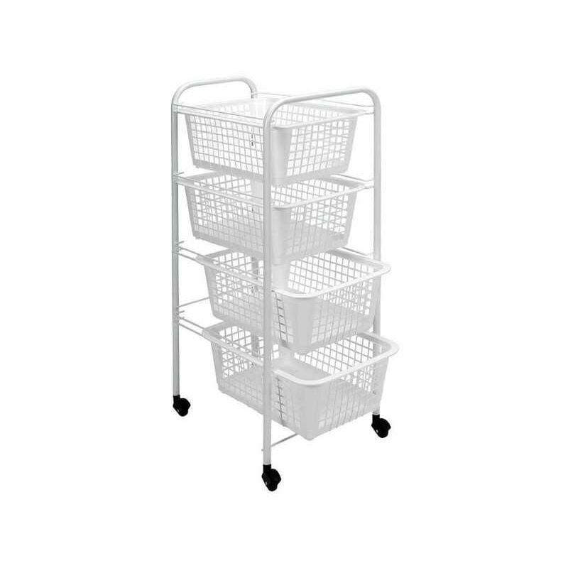 Metaltex - Chariot 4 p. Rect. Miami 30X38 h 83