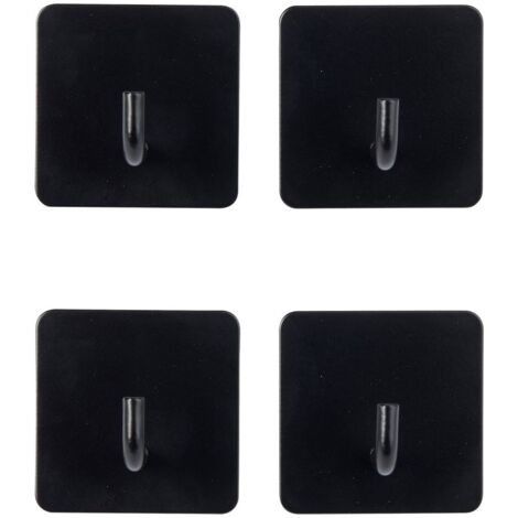 4 patères adhésives stiky 4,5x2,7cm - 5five