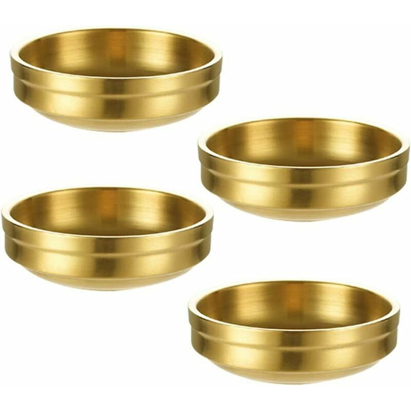 4 pezzi 100 ml mini ciotola per salsa a doppio