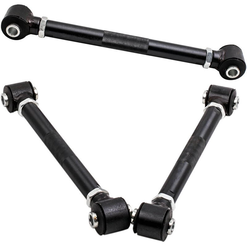 BFO - 4 Pcs Adjustable Rear Suspension Camber Control Arm for Honda Accord 2003-2007