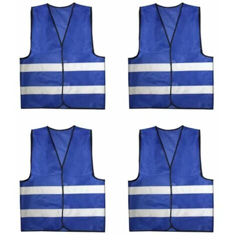 gilet de sécurité bleu