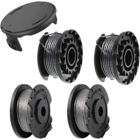 4 pcs Bobine pour coupe,Fil Coupe Bordure,Fil Coupe Bordure Universel,Convient pour Bosch Art 23 SL/art 26 SL Tête Tondeuse À Gazon de Jardinage,Fil de Tonte Fil de Coupe