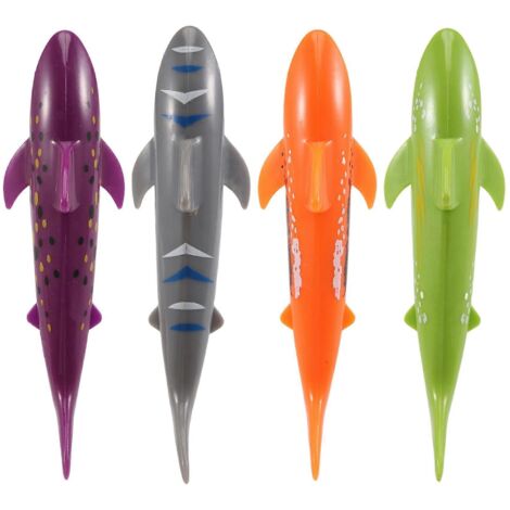 4 PCS Children's Swimming Toy Shape Dive Toy Game Diving Toy--