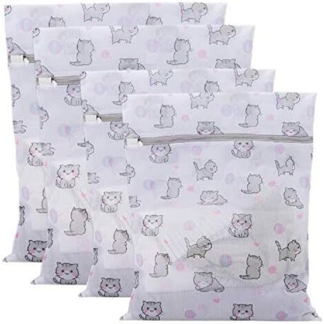 4 PCS exquis sac à linge pour sous-vêtements en tissu sandwich à haute perméabilité