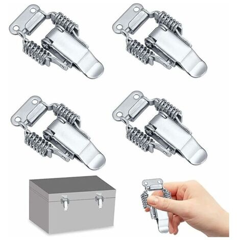 4 PCS Fermeture à Levier à Ressort en Acier Inoxydable Verrou de Tension Bascule