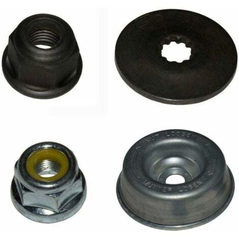 SEVENGIRL 4 Pcs Kit adaptateur fixation de lame débroussailleuse en métal