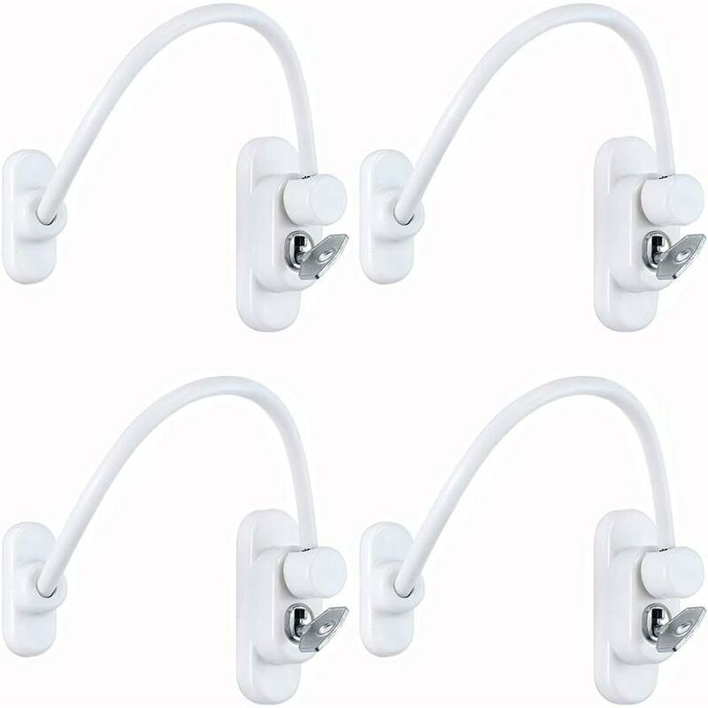 4 pcs Limitatore per porta finestra Blocco di