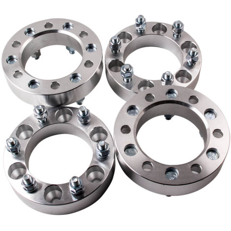 4 PCs of 4x4 Wheel Spacer 6 Studs 6x5.5 inch / 6x139.7mm PCD 38mm Thickness IFT4x 38mm Spurverbreiterung 6x139.7 M12x1.5 für Toyota 4Runner Land cruiser Pickup