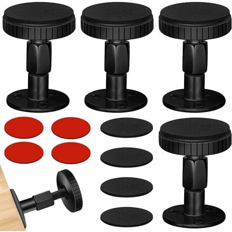 20 Pcs Patas Regulables para Muebles Pies Niveladores para Silla Mesa  M8x20mm con Tuercas