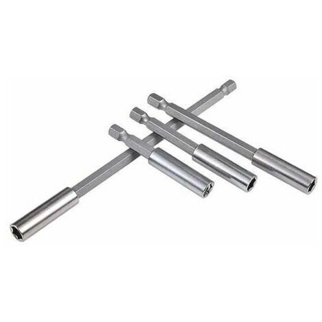 4 pcs Porte-embout magnétique Extensions 2–10,2 - 15,2 cm, 1/4 ¡± à changement rapide Tige hexagonale robuste – Vis, écrous, perceuses, Handheld Outil de pilotes, boîte et Construction