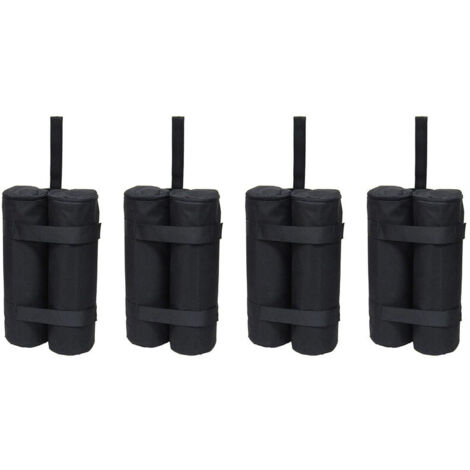 4 PCS Sac de Sable pour Gazebo Tente Chapiteau Anchor Sac de Sable Lestage Fixation