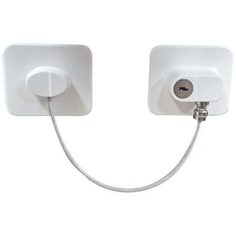 4 pcs Sécurité Fenêtre Restricteur Réfrigérateur Serrure De Porte avec Clé Adhésif Congélateur Sécurité Enfant Sécurité Fenêtre Serrure Tiroir Four Machine À Laver Armoire