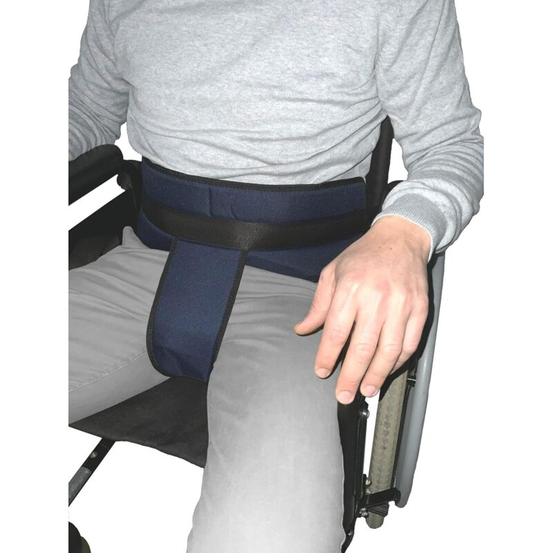 Ceinture de sécurité pour fauteuil roulant, taille universelle abdomino-pelvienne, ceinture de sécurité adulte. Taille unique 200Cm réglable