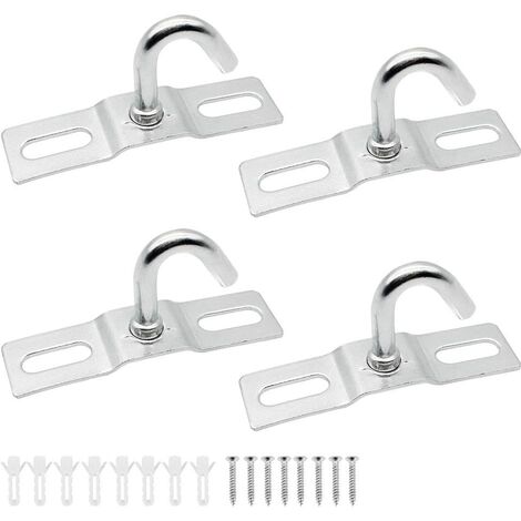 Metal Ring Eyelets self-Tapping Hanging Screws 25 Pcs Ceiling Cup Hooks Heavy Duty Eye Bolts Screws for Home 304 Stainless Steel Screw Eyes Hooks Office 3.5mm Outdoor 