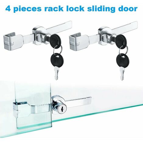 4 Pcs Cam Cabinet Lock With 2 Keys For Cabinet Door, Cabinet