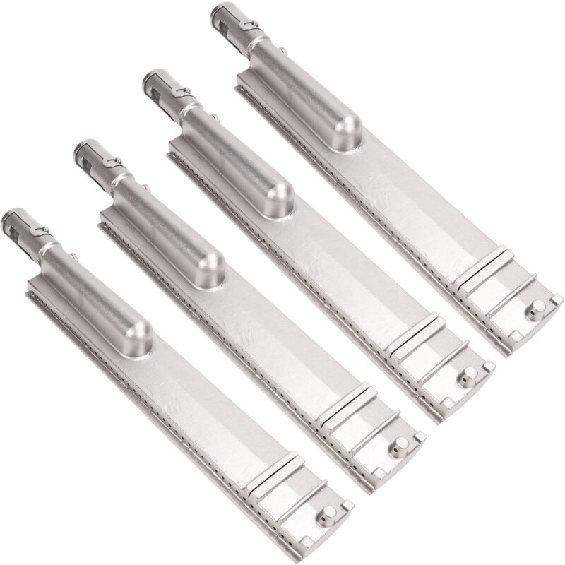 4 Pcs Tubes de brûleur de gril à gaz en acier inoxydable 304 haute résistance à la chaleur Tubes de brûleur de gril bbq