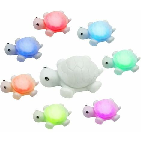 3d Veilleuse, Belle Tortue Bébé Veilleuse Pour Chambre à Coucher,  Télécommande 16 Changement de Couleur Illusion Décor Lampe Cadeau Unique  Pour Les Enfants Adolescentes