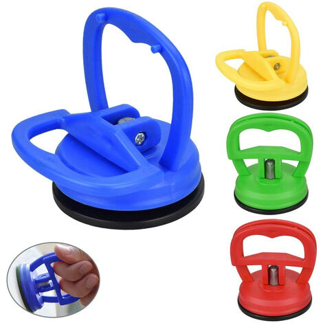 4 Pcs Ventouse Carrosserie Ventouse Debosselage 4 Couleur Différente Débosseler Carrosserie Ventouse 13KG Force Aspiration Diametre 55mm pour Réparation Electronique Ecran Verre Voiture Métal