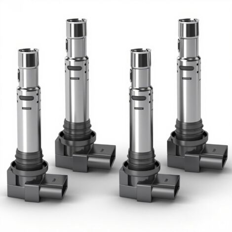 4 PCS Zündspule Pack Passend für Skoda Fabia für Octavia, für A1 A2 A3, für Golf für Polo für Polo, für Roomster für Toledo für Ibiza für Rapid für Beetle, Zündspule Ersatz 036905715 058905101