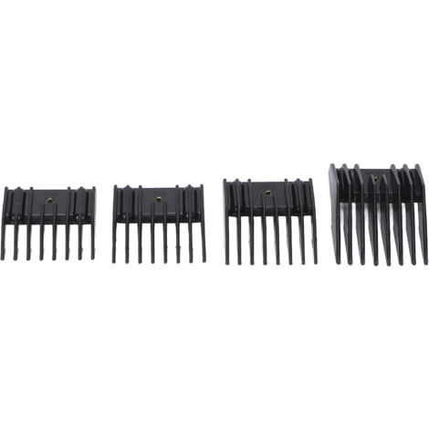 4 Peignes Guides pour Tondeuse Cheveux, Accessoires Professionnels de Salon à Domicile, Garnitures Portables pour Coupe