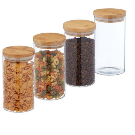 4 pezzi Barattoli conservazione 1000 ml