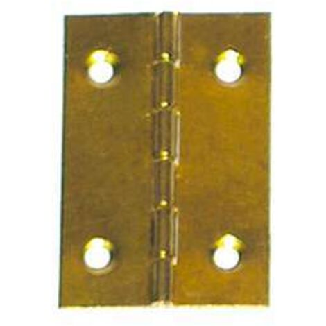 4 PEZZI - CERNIERE PER COFANETTI20X30  MM.FERRO OTTONATO